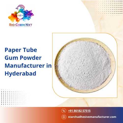 Paper Tube Gum Powder Manufacturer in Hyderabad