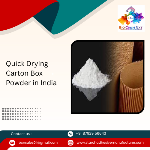 Quick Drying Carton Box Powder in India 