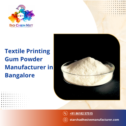 Textile Printing Gum Powder Manufacturer in Bangalore